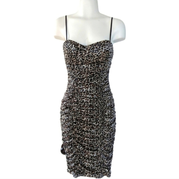 Leopard print spaghetti strap dress - Picture 6 of 6